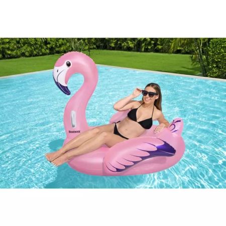 Надувной плот 153х143см "Фламинго" с ручками, до 90кг, Bestway 41475 BW