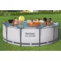 Каркасный бассейн Steel Pro Max 366х122см, 10250л, фил.-насос 2006л/ч, лестница, тент, Bestway 56420 BW