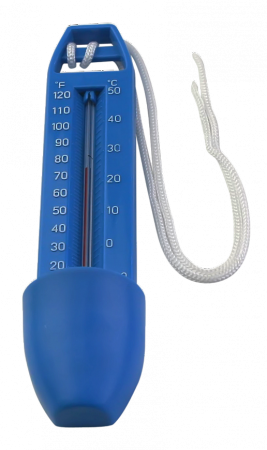 Термометр-стандарт со шнурком, цвет синий, Chemoform 2500005C/502010820/2500004C