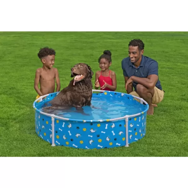 Каркасный бассейн для животных 122х30,5см  "Fetchin' Fun Pet Play Pool" , Bestway 561KM BW