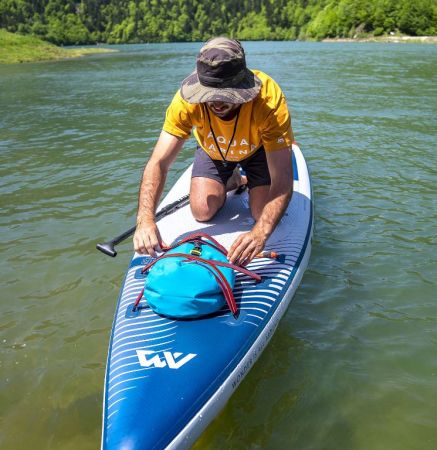 SUP-доска "Hyper 12'6" Navy" 381х81х15см, насос, лиш, киль, ремнабор, сумка, до 170кг, Aqua Marina BT-23HY02