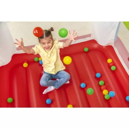 Игровой центр-батут 175х173х135см "Fisher Price" с мячами, встр.нас. 220В, до 85кг, от 3 лет, Bestway 93563 BW