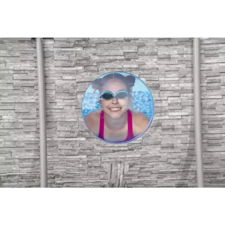 Каркасный бассейн Power Steel 427х250х100см, "Камень", 7250л, фил.-нас. 2006л/ч, лестн, тент, Bestway 56714 BW