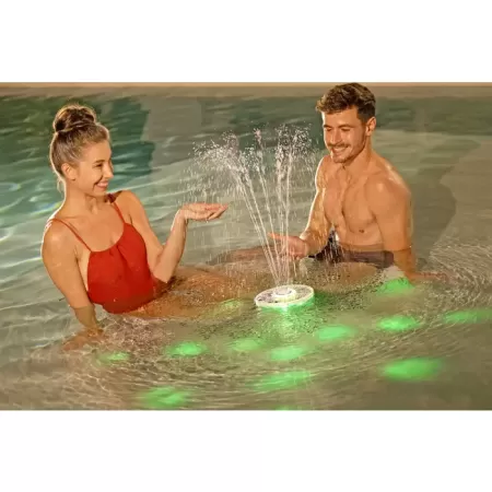 Плавающий фонтан с подсветкой "FloatBright Solar LED Pool Fountain" на солн.батареях с аккумулятором, Bestway 58849 BW
