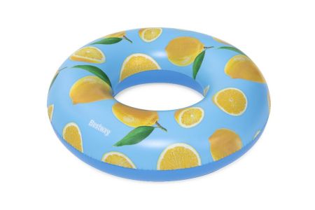 Надувной круг 119см "Scentsational" с запахом лимона, от 12 лет, Bestway 36229 BW