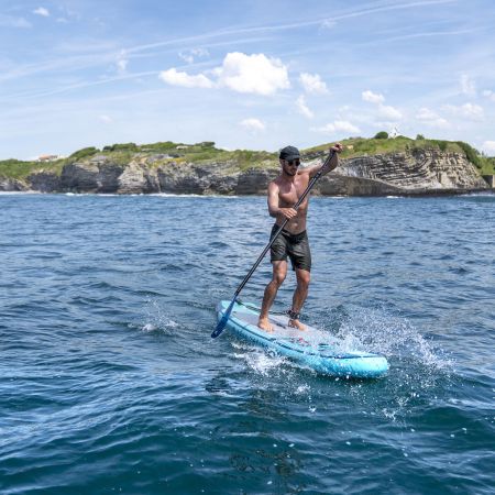 SUP-доска "Beast" 320х81х15см, насос, весло, лиш, киль, ремнабор, сумка, до 140кг, Aqua Marina BT-23BEP