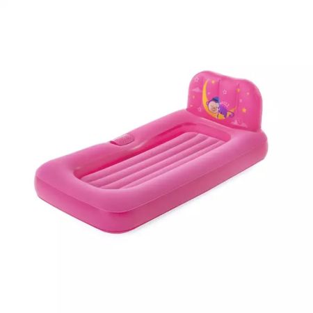 Детский надувной матрас 76х132х46см со спинкой и подсветкой, Bestway 93548 BW