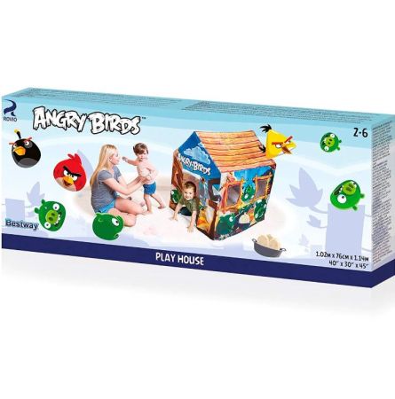 Игровой домик 102х76х114см "Angry Birds", Bestway 96115 BW
