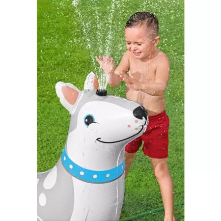 Надувная игрушка с разбрызгивателем 112х44х100см "Хаски", от 2 лет, Bestway 52570 BW