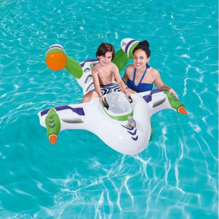 Надувная игрушка-наездник с брызгалкой "Самолёт", 155х145см, от 3 лет, Bestway 41094 BW