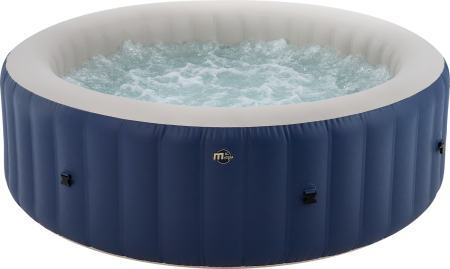 СПА-бассейн 204х70см "Indigo" 930л, круглый, гидромассаж, аэромассаж(2 коробки A.B.), MSpa M-IN063W