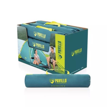 Палатка 2-местная 145x205x100см "Cooldome 2" 1 слой, 190Т polyester PA, 300мм, 110гр/м2 PE, Bestway 68084 BW