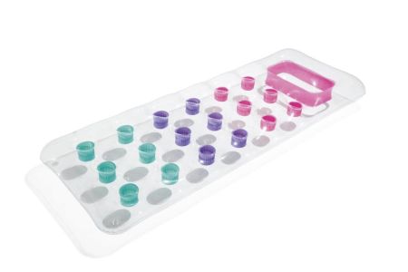 Надувной матрас для плавания 188х71см с окошком, до 90кг, 3 цвета, Bestway 43040 BW