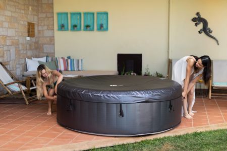 СПА-бассейн 204х70см "Carlton" 930л, круглый, гидромассаж, аэромассаж, MSpa M-CA062