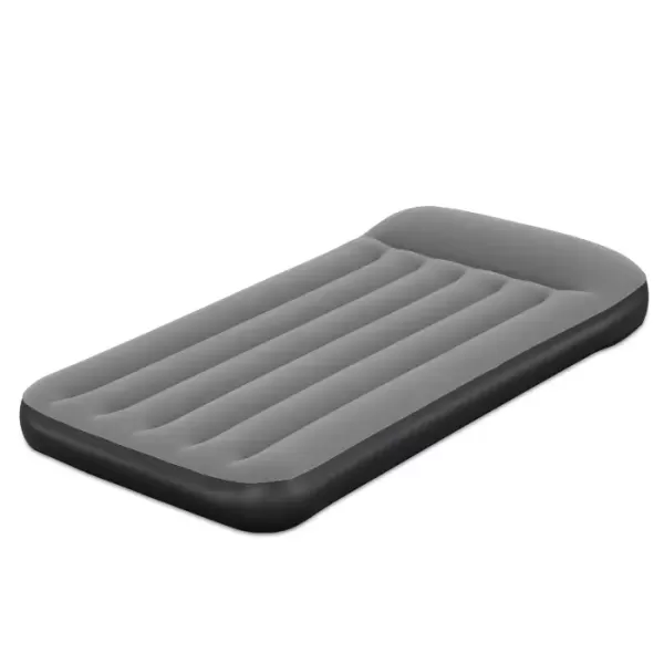 Надувная кровать 188х99х30см с подголовником, встр.насос USB 5В, до 150кг