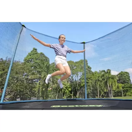Батут с защитной сеткой 366х278см "Xtreme Air Trampoline", лестница, до 100кг, от 6 лет, Bestway 59104 BW