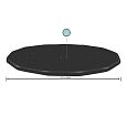 Тент для бассейнов 396см (Fast Set, Steel Pro, Power Steel) и 360x120см (Hydrium), D401см, Bestway 58292 BW