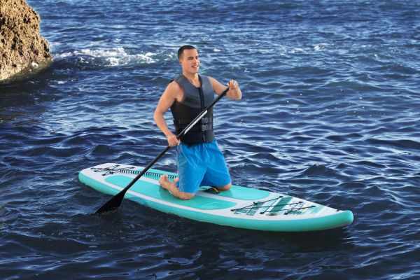 SUP-доска "Aqua Glider" 320x79x12см, насос, весло, лиш, ремнабор, сумка, до 110кг, Bestway 65347 BW