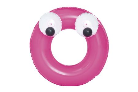 Надувной круг 61см "Глазастики" 3-6 лет, 3 цвета, Bestway 36114 BW