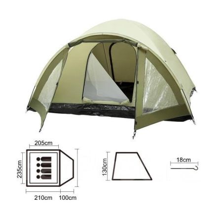 Палатка Rock Mount 4-местная (100+210)х240х130 см, Bestway 68014 BW