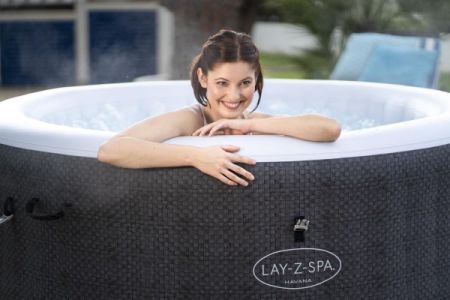 СПА-бассейн 132/180х66см "Havana AirJet" 669л, круглый, аэромассаж, Bestway 60035 BW