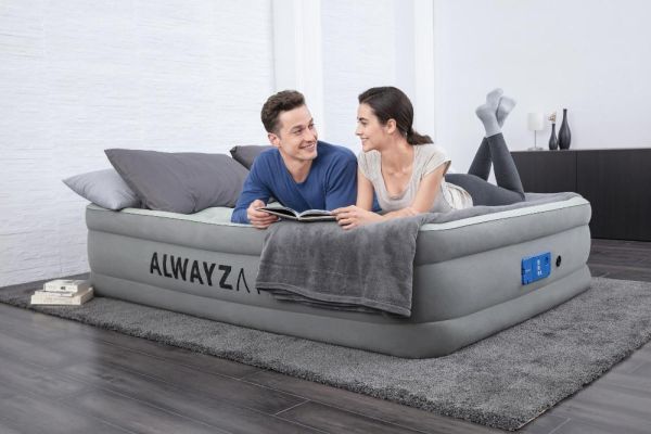 Надувная кровать 152х203х46см "AlwayzAire" встр.насос 220В с автоподкачкой, до 300кг, Bestway 67706 BW