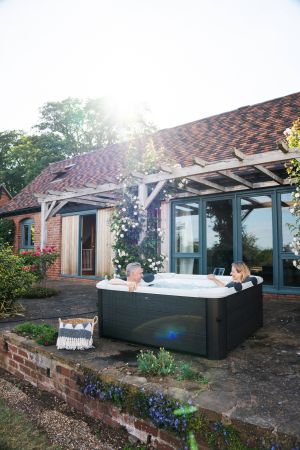 СПА-бассейн 180х180х65см "Oslo Plus", квадратный,  гидромассаж, аэромассаж.(4 коробки A.B.C.D), MSpa F-OS063WP