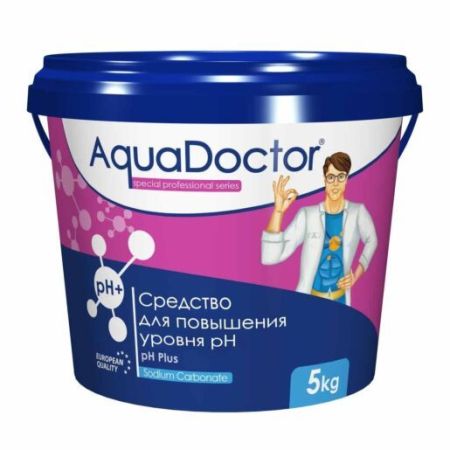 PH Плюс, 4кг ведро, гранулы для повышения уровня рН воды (PHP-4), AquaDoctor AQ44149