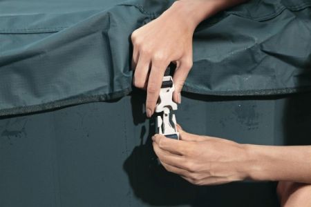 СПА-бассейн 132х132/180х180х66см "Ibiza AirJet" 778л, квадратный, аэромассаж, Bestway 60015 BW