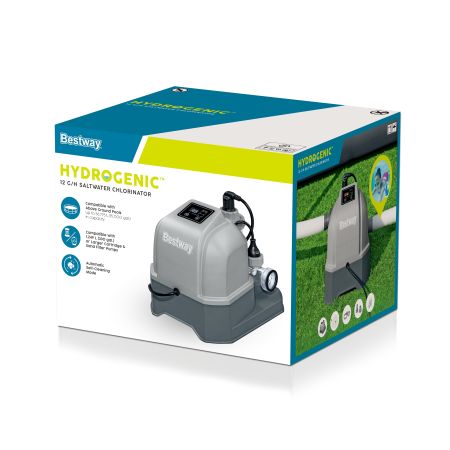 Хлоргенератор для бассейнов от 26498 л, мин. поток 1249л/ч, хлор 12 г/ч, Bestway 58775 BW