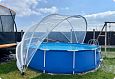 Круглый купольный тент павильон Pool Tent 4,5м. для бассейнов и СПА, Pool Tent PT450