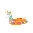 Детский надувной бассейн 266x157x127см "Веселый жираф" с разбрыз., 220л, от 2 лет, Bestway 53089 BW