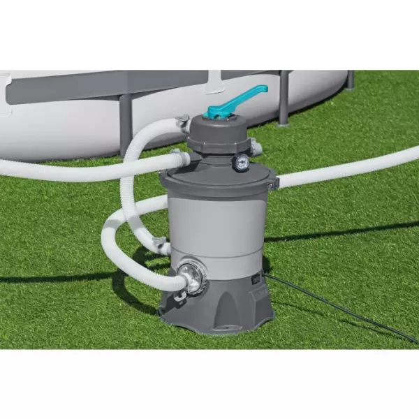 Песочный фильтр-насос 3596л/ч, резервуар для песка 8.5кг, фракция 0.45-0.85мм, Bestway 58515 BW