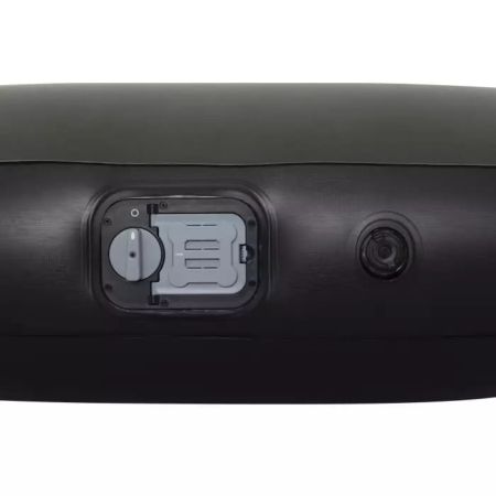 Надувной матрас 152х203х30см с подголовником, насос на батарейках (4хD), Bestway 67930 BW