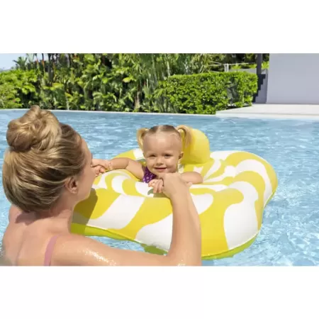 Надувная лодочка  79x79см "Волнистый квадрат", от 1 до 2 лет, Bestway 32298 BW