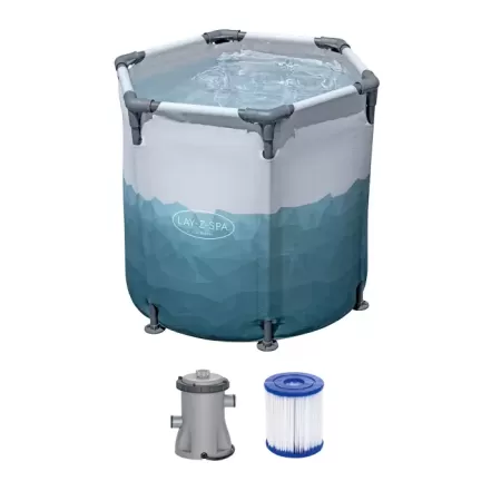 Ледяная купель "Glacial dip Ice bath pod"  90х80см, 253л, фильтр-насос 1249л/ч, тент, Bestway 6002K BW