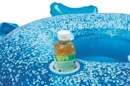 Надувной матрас-плот для плавания 198х164см "Павлин" с ручками, до 90кг, от 12 лет, Bestway 41101 BW