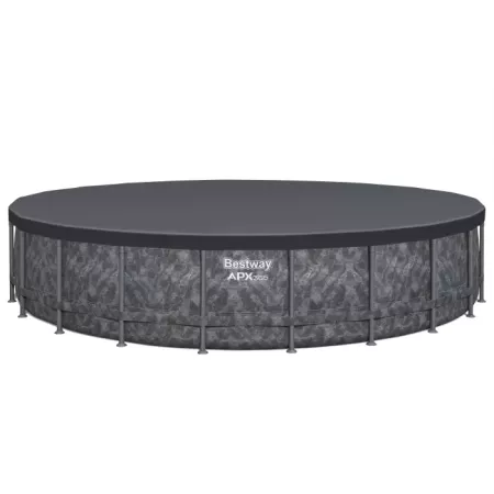 Каркасный бассейн 671х132см "APX 365", 40377л, песочный фильтр-насос, лестница, тент, полисферы, Bestway 561JZ BW