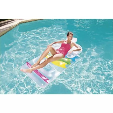 Надувной матрас-кресло для плавания 165х89см с окном, до 90кг, Bestway 43011 BW