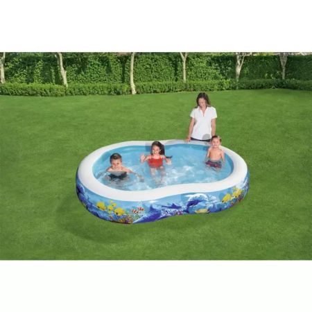 Детский надувной бассейн 262х157х46см "Подводный мир" 544л, от 3 лет, Bestway 54118 BW