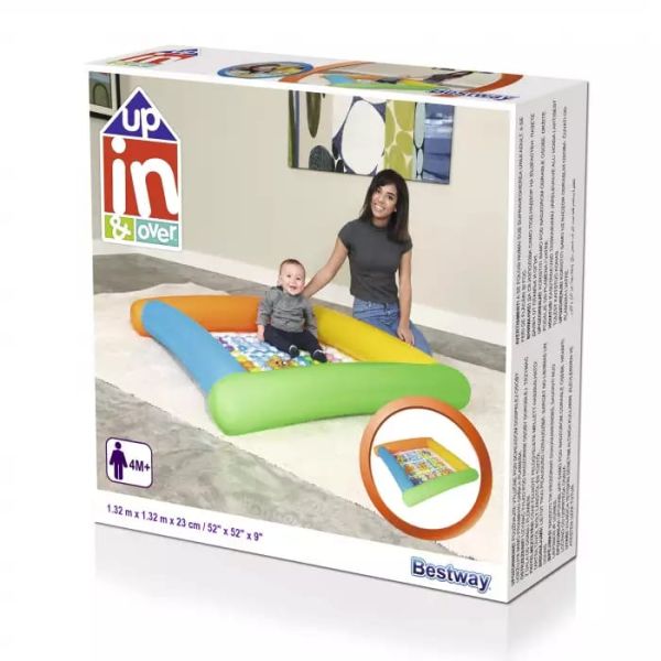 Детский надувной бассейн 132x132x23см, Bestway 52240 BW