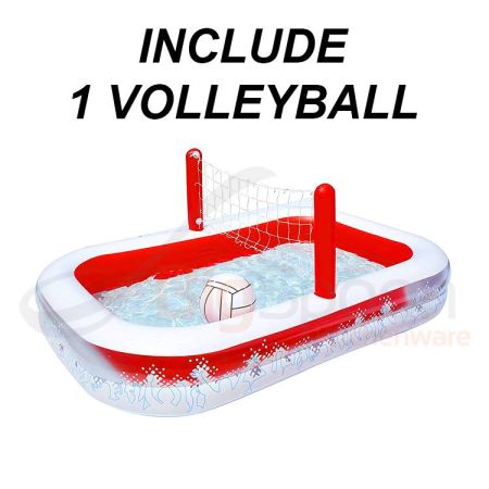 Игровой бассейн 254х168х97см "Волейбол" с мячем и сеткой, 636л, Bestway 54125 BW