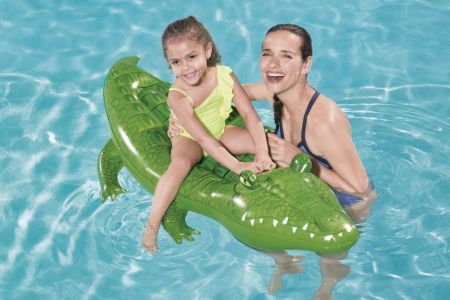 Надувная игрушка-наездник 168х89см "Крокодил" с ручкой, до 45кг, от 3 лет, Bestway 41010 BW