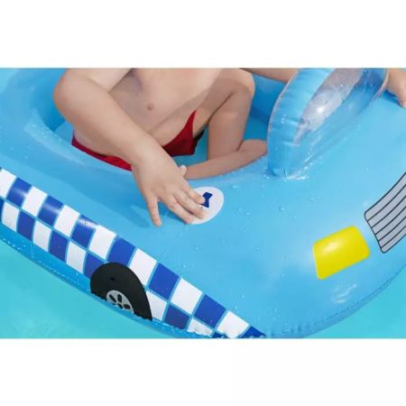 Надувная лодочка 97х74см "Полицейская машина" от 3 лет, встр.динамик со звуком, Bestway 34153 BW