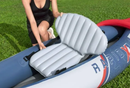 Надувной каяк "Rapid X1 Kayak Set" 290х91см, сиденье, весло 62174, насос 62003, до 120 кг, Bestway 65176 BW