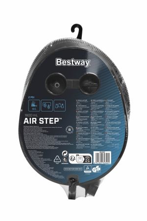 Насос ножной 28х22см, 1.6л/цикл, шланг с 3-мя насадками, Bestway 62005 BW