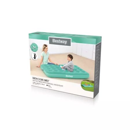 Надувной матрас 89х158х18см с ручным насосом (62002), Bestway 67918 BW