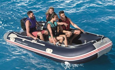 Надувная лодка "Sunsaille" 380х180х46см, алюм.вёсла, насос, до 780кг, Bestway 65062 BW