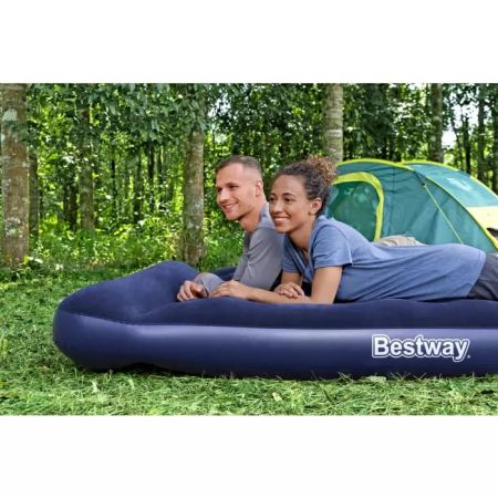 Надувной матрас 152х203х28см, встр.ножной насос, до 300кг, Bestway 67226 BW