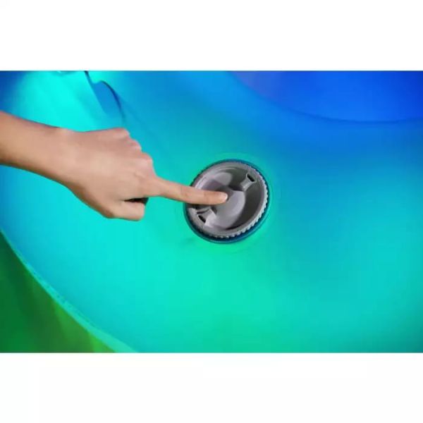 Надувной круг 118х117см, светодиодный с подстаканником, Bestway 43252 BW